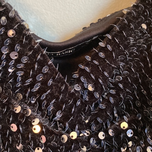 Zara sparkly black dress - Picture 4 of 8